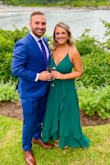 I thought this dress was so beautiful! I loved the color and the fit! I felt like It was slightly tight on the bust but It was easily adjustable with the straps so I did not need to size up. - Kathleen F.