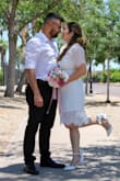 I wore this to our Court Wedding and I felt so beautiful wearing it. My husband loved it so much! I also paired it with the shoes that I bought with you. Perfect Combination! Thanks Lulus for making my wedding day extra special! - Syhanna M.