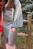 Wore this for a mountain wedding and it was very faltering and elegant. Was a bit difficult to zip because of the zipper and material but I didn't feel squeezed at all once I was settled - Katie L.