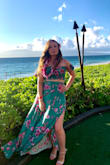 Great outfit! I wore it for a Luau on vacation in HI. It was so cute! Comfortable, light so food for warm weather and even good for those worried about showing too much tummy! That's my conscious area but i felt super good in it! - Ewa B.