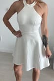 This dress is super pretty, I wish it was a bit tighter in the chest, but it's very nice material and flows nicely too. - Natasha S.