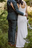 Love this dress so much! It fit like a glove and material seemed very high quality. I removed the adjustable strap clasp and hemmed the bottom so it wouldn't drag on the ground. - Elysse T.