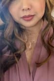 Cute & simple necklace. It does tend to get tangled while wearing it. Fits perfectly. - Angelica M.