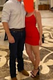 This dress fits like a dream! I got many compliments. Perfect for a date night! True to size, the open back fits perfectly, did not gape anywhere. - Jennifer L.
