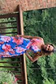 The dress fit perfectly and was true to size. I really loved the flowiness of it and I thought it was a great price for the quality! - Lauren