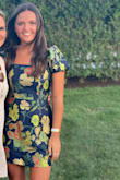 This dress is AMAZING!! I got so many compliments on it when I wore it. The colors are perfect and the dress fit me so well. I wore it to a rehearsal dinner for a wedding. - Brooke W.
