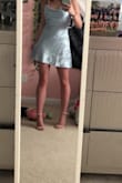 It makes you look TOTALLY snatched I love it!! It is thin material though, slightly less casual than others. - Sylvia C.