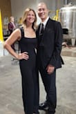 This jumpsuit was perfect. I wore it to a wedding that was held at somewhat of an informal venue. I'm tall so I did feel like the body was a tad short (kind of went up my backside a bit). But it fit great everywhere else. Very comfortable material. Very classy! - Roxanne L.