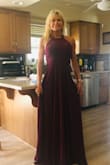 The. Front was beautiful and back very flattering . - Debra A.