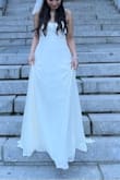 Love the dress. It made me look slimmer and taller. Got loads of compliments. I wore it on my pre-wedding photoshoot. The flare when spinning was perfect for the pictures. The dress is of really good quality for the price. - Pratistha M.
