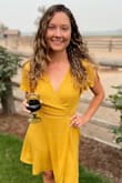 I was on the fence about this color but I have never gotten so many compliments. It was perfect for the outdoor wedding in early Sept. - Laura B.