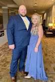 This dress is amazing! I'm a bit on the shorter side so it did drag on the floor a bit. I loved everything about this dress. - Samantha A.