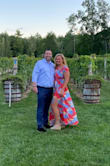 This dress fit like an absolute glove! Everything about it was comfortable yet glamorous! I received so many compliments on it. You can wear it off of the shoulder or normal like a shirt. The slit up the side gives it a taste of sexiness all while keeping it classy! The colors are absolutely beautiful. - Melissa C.