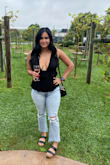 I bought this jeans not long time ago, & I'm so obsessed with it, they fits perfectly & it's a good quality, love it. - Michelle L.