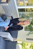 This jacket is a great buy for Fall on colder nights. It is a thin material but very flattering. I will be getting a lot of use out of this! - Alison B.