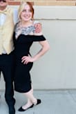 I fell in love with this dress. The fit was right on the money. I got so many compliments and my boyfriend was in "awe" (heart eyeing me) all night. If you are thinking about getting it, DO IT! So happy with my purchase!! - Chelsey M.