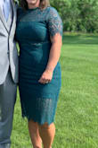 I love this dress! I bought it for a wedding in June and then got it in another color for my brothers wedding this past weekend! It's super comfortable, flattering, and sexy! I'm very, very broad and always have trouble finding something to comfortably fit my shoulders. This is a MUST have!!! - Riley N.