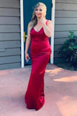 I absolutely loved my dress! It fit perfectly & the color is stunning. I love a cute hourglass figure & this dress definitely delivers. Can't wait to find something else to wear it to. - Caitlyn K.