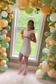 I wore this dress for my bridal shower and got so many compliments!! It's a little short for my height but I'm overall happy with how it fit - Taylor T.