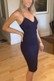 Love the way this dress hugs my body, it's super comfortable and beautiful - Heather L.