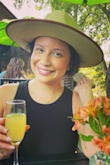 This is the cutest hat and was such a steal! Can be paired with any outfit and for any season. I wear X-Small in Joanna hats and it fit perfectly. - Marilyn C.