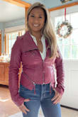 true to size. fits snug. love the color & style. excited to wear to concert this weekend - Vonny C.