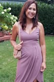 I love the way it fits. A perfect choice for a beautiful wedding occasion I attended. I can move and dance easily. :) - Claire D.
