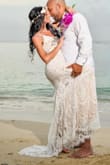 This dress was perfect for my beach wedding in Jamaica. Fit perfectly. Did not need any alterations. I'm happy with my choice of wedding dress. - Jessica O.
