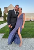 This dress is beautiful, and its great quality. You absolutely cannot wear a normal bra with this, so you will either need pasties or fashion tape.  The sides are also very open so I needed to also use skin/dress tape to keep things in place.. it was a lot of tape my husband had to help me remove at the end of the night,  but it was worth it! - Karla E.