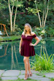 Wore this to a summer wedding when I knew it would be hot out and loved it! Very comfortable material and the V neck plunge makes it more unique/sexy! - Samantha H.