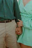 I wore this dress for my engagement photos and got a TON of compliments!! The color is stunning! - Nicole M.