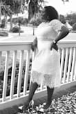 Absolutely love the style and fit of this dress. It's classic and was perfect for an all black tie/white wedding I attended. Suited the southern charm theme perfectly! Received many of compliments on it!! - Erica J.