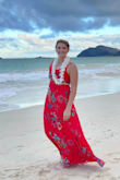 I loved this dress from the minute it arrived. Fit perfectly, and I got soo many compliments on the color. Highly recommend! - Miranda P.