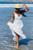 Love my white dress absolutely beautiful. A little large in top but love it. - Doris C.