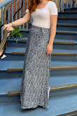 I wish I would have had time to order the larger size to see if what I got was the right size, it was fitting at the waist but not too uncomfortable. Besides that though it was a great skirt. I loved that it's a faux wrap because with actual wrap skirts I always feel like my skirt is going to fall off. I wore it with a white body suit and felt great in it! I'd recommend this to a friend. - Winnifred D.