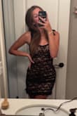 I bough this dress for hoco it's soo cute and I love it, the only thing is it is very short in the back so be aware. Other than that it fits amazing!!! - Allison P.