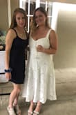 This dress was great! I sized up and got it tailored it ended up still being big in the top. It's very classy and flattering! - Anne K.