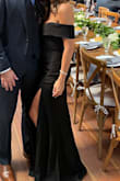 This dress was so elegant and comfortable at the same time! The only things I feel I should mention that was a little inconvenient was that it's hard to raise your arms because the tight "sleeves" and it was definitely on the longer side but I still very much recommend! - Alyssa S.