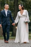 This dress was the most amazing decision for my wedding dress! Fell perfectly on my curves. I felt absolutely gorgeous! - Jonise B.