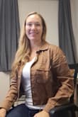 This is a great addition to an outfit. If you are looking for something warm, this is NOT it! It's very thin. It's well made, it's a good throwover-any t-shirt-kinda jacket. Lightweight and perfect for fall! - Shauna S.