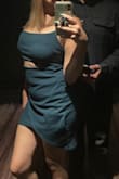 I was really anxious about ordering this dress because of it being a bodycon. I didn't need to be though! It hugs in all the right places. I typically order size small for dresses but ordered a medium and I am very glad I did. - Dagmar H.