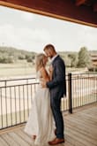 I chose this dress for my wedding reception. It was very comfortable and flowy! I'd recommend sizing down if you can. It looks cute with heels! - Taylor J.