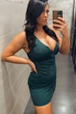 Very comfortable, doesn't ride up too much. I bought a Misses Kisses bra to wear under my dress and it went together perfectly. - Candice P.