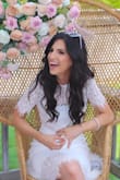I bought this dress last minute for my bridal shower. I purchased based solely on the reviews and can honestly say I think it was a really great purchase. If you're looking for an elegant below the knee day-dress, you won't be disappointed. - Emalee F.