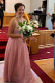 This dress was very comfortable!  It definitely runs big, so I had to return and get a smaller size, but the customer care was VERY helpful and understanding!  Quick shipping. Very pleased! - Candice B.
