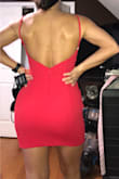 This dress was beautiful and fit great in the waist and bust. It was just a little to short for me. If you're okay with a mini dress you will love this! - Amy M.