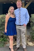 This dress is perfect for many occasions and is super comfortable! The material is very stretchy and soft. The metallic design looks even better in person, especially outside in the sun light. 10/10 recommend! - Heather C.