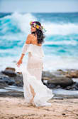 This dress fit PERFECT. It was a little long but I expected that. I ended up wearing sandals for my look so the dress was even longer but I loved it! So easy to rock and super comfortable. - Viviana G.