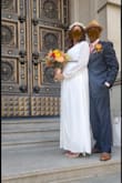 This was the perfect dress for our elopement ceremony. I was four months pregnant at the time and you can barely notice. I wear a medium but went with the large to give more room for my growing belly. Turns out I didn't need it at all. However, the large still looks great! - Felicia J.