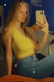 I love this top! The color is just as pictured. I have a larger chest and decided to go with the medium. It does stretch a bit after wearing, but will go back to its usual size after washing. This has become one of my favorite go-to casual day tops. - Charlie W.